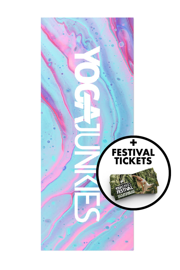 Yoga Junkies Festivalpass + Reise-Yogamatte Vision